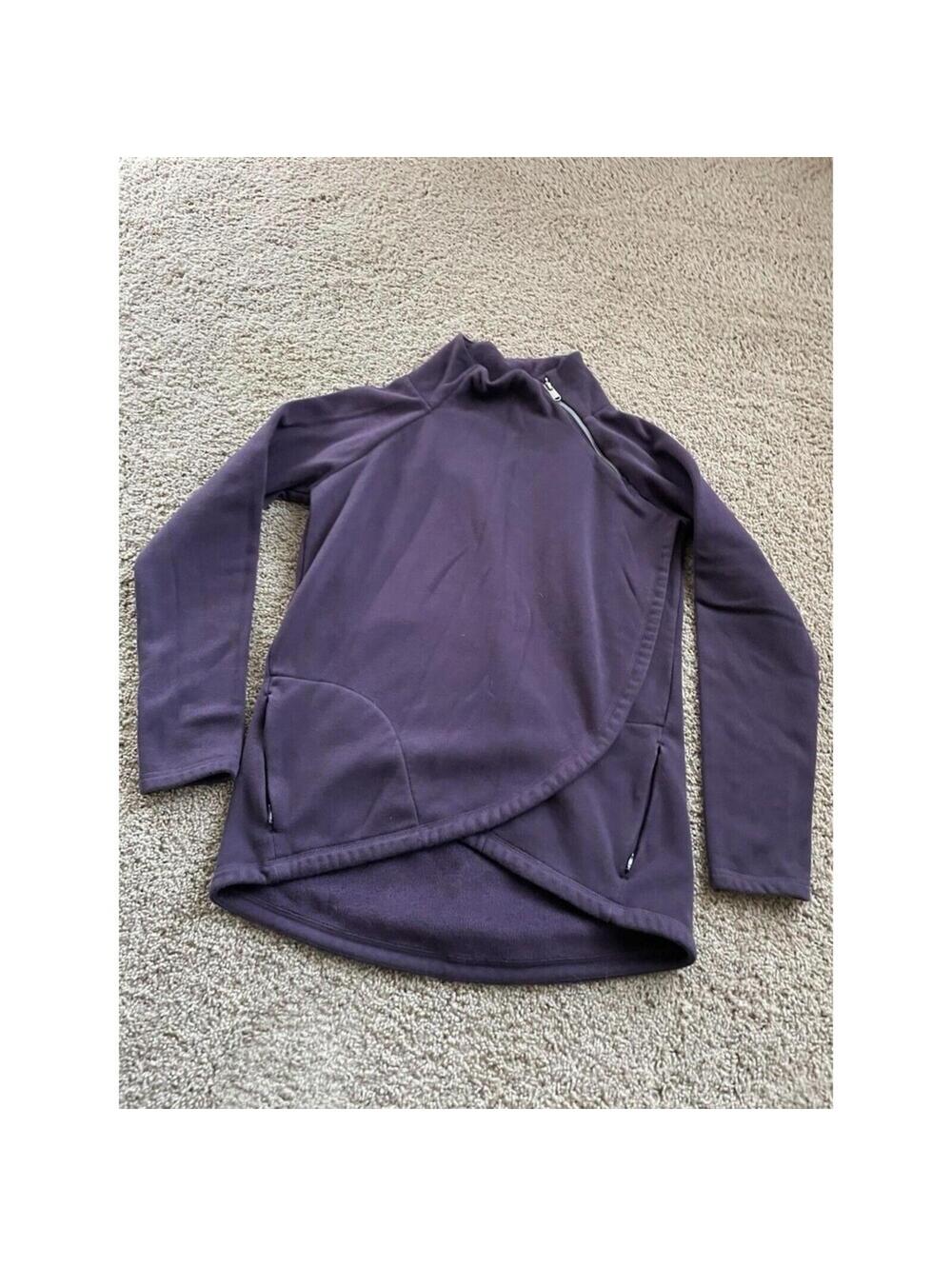 Women’s Athleta Purple Sweatshirt Pullover size MT Medium Tall